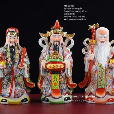 Tượng tam đa cỡ trung cao 42cm